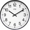 Infinity Instruments 19" Round Profuse Wall Clock - Black