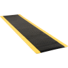 Apache Mills Diamond Foot Diamond Plate Mat 15/16" Thick 3' x 12' Black/Yellow Border