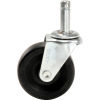 Standard Series Chair Caster with Hard Rubber Wheel, Stem Type C
