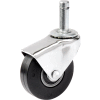 Algood Hooded Type Series Chair Caster with Soft Rubber Wheel S722375SX12SR - Stem Type A