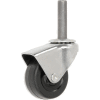 Algood Hooded Type Series Chair Caster with Soft Rubber Wheel S7224372SR - Stem Type B