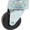 Medium Duty Swivel Plate Caster 3-1/2" Soft Rubber Wheel 200 Lb. Capacity
																			