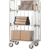 Best Value Folding Truck with Solid Tilting Shelves 2000 Lb. Capacity