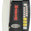 Programmable Controls on Marsh Paper Tape Dispenser, Electric Paper Tape Dispenser