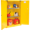 Justrite Flammable Cabinet With Self Close Double Door 45 Gallon