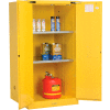 Justrite Flammable Cabinet With Self Close Double Door 60 Gallon