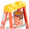 Werner 12ft Fiberglass Step Ladder w/ Plastic Tool Tray 300 lb. Cap - 6212
																			