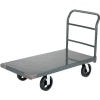 Global Industrial™ Steel Deck Platform Truck 60 x 30 2400 Lb. Capacity 8" Rubber Casters