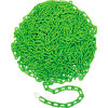 Global Industrial™ Plastic Chain Barrier, 1-1/2"x50'L, Safety Green
																			