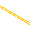 Global Industrial™ Plastic Chain Barrier, 1-1/2"x50'L, Yellow