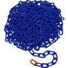 Global Industrial™ Plastic Chain Barrier, 2"x50'L, Traffic Blue
																			