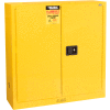 Global Industrial Flammable Cabinet, Manual Close Double Door, 22 Gallon, 35"Wx22"Dx35"H