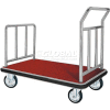 Aarco Deluxe Chrome Luggage Platform Cart FB-1C 42 x 24