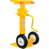 Global Industrial™ Hand Crank Trailer Jack Stand 100,000 Lb. Static Cap. Pneumatic Wheels