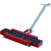 GKS Perfekt® L12 Machinery Roller Dolly Swivel Plate Steer Handle 26,400 Lb. Cap.