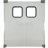 Chase Doors Light to Medium Duty Service Door Double Panel Gray 6' x 7' 7284NWD-MG