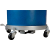 Tilting 55 Gallon Drum Dolly Steel Wheels DRUM-QUAD-C-TLT 1200 Lb.