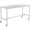 AERO Stainless Steel Instrument Table with H-Brace, 20"L x 16"W x 34"H
