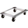 Stainless Steel  Shelf Truck With Dolly Base 48x18x70 1600 Pound Capacity