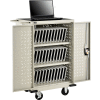 Global Industrial Mobile Storage & Charging Cart for 36 iPads & Tablets, Putty, Assembled