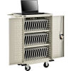 Mobile Storage & Charging Cart for 36 iPad® and Tablet Devices, Putty, Assembled
																			
