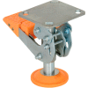 Floor Lock with Polyurethane Foot Pad FL-LKH-6 for 6" Casters