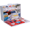First Aid Only 90573 2 Shelf First Aid Kit w/Meds, ANSI Compliant, Class B+, Metal Cabinet