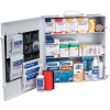 First Aid Only 90575 3 Shelf First Aid Kit w/Meds, ANSI Compliant, Class B+, Metal Cabinet