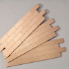 Aspect Subway Matted 12" X 4" Brushed Champagne Metal Decorative Tile Backsplash - A95-51