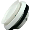 Speedi-Products Round AdjustablePlastic Diffuser EX-DFRP 04 White 4"