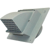 Speedi-Products Heavy Duty Wall Cap EX-WCHD 04 Gray 4"