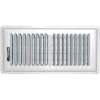 Speedi-Grille White SG-410 FLW Floor Register With 2 Way Deflection 4" X 10"