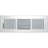 Speedi-Grille Ceiling Or Wall Register With 3 Way Deflection SG-412 CW3 4" X 12"