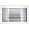 Speedi-Grille Ceiling Or Wall Register With 3 Way Deflection SG-814 CW3 8" X 14"