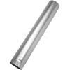 Speedi-Products Galvanized SM-2860GR 10 Round Sheet Metal Pipe 28 GA 10" X 60"