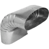 Speedi-Products Oval Vertical 90° Elbow SM-OV90E 08 8"