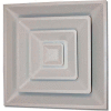 Speedi-Grille Drop Ceiling T-Bar TB-3HC 14 Fixed Cone Register With Collar 24" X 24" X 14"