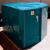301P, Bike-Shell Bike Locker, 1 Bike Cap., 72"L x 30"Wf x 4"Wb x 49"H, Tan, T-Handle