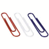 Acco® Jumbo Nylon-Coated Paper Clips, Assorted, 150/Box