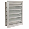 Drainable Blade Fixed Louver with Flange 42"W x 36"H - DFL-F-42x36