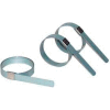 Apache 40029105 CP3119 1-3/8" Band-It Carbon Steel Center Punch Preformed Clamp w/ 3/8" Wide Band