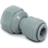 1/4" Female Adapter With 1/8" Nptf Thread - Push-In Fitting - Pkg Qty 10
