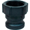 2" A Polypropylene Cam and Groove Adapter x Female NPT
