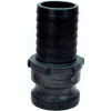 1-1/2" E Polypropylene Cam and Groove Adapter x Hose Shank