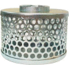 1-1/2" FNPT Plated Steel Round Hole Strainer