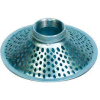 1-1/2" FNPT Top Hole Plated Steel Skimmer Strainer
