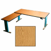 Accella™ Height Adjustable Right Return Desk - Oak