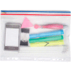 Angler's® Pocket, Ring Binder, Zip-All, Clear, 8-1/2" x 11" - Pkg Qty 24