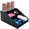 Vertiflex VFCC-1200 - Horizontal Condiment Organizer, 9 Compartments, Black