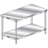 Aero Manufacturing Workbench W/Undershelf, 14 Ga. 304 Series Stainless, 96"Wx36"D